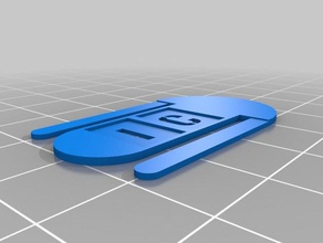 meine individuelle Büroklammern ic office kundengebundene 3d print model - Mito3D