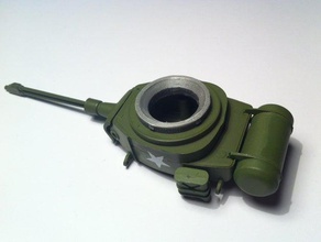 m2-c medium walker turret fix toys & games allied combat dust tactics k47 m2c mech miniature wargaming 3d print model - Mito3D