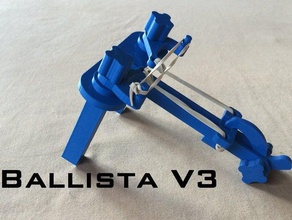 ballista v3 desktop siege weapon toys & games 3d printer assembly fun toy 3d print model - Mito3D