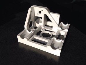 y plaka printrbot basit maker edition 3d yazıcı parçaları 2013 y-plaka z-plaka 3d print model - Mito3D