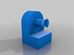 1-Achs-hingepivot beweglich action-Figuren, Figuren etc mechanisch ist - Spielzeug artikuliert Ellenbogen funktionale Komponente Gelenk Knie voll bewegliche sketchup 3d print model - Mito3D