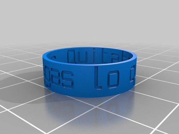 anillo rings customized 3D print model - Mito3D