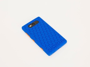 scale case nokia lumia 820 mobile phone 3d print model - Mito3D