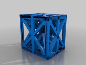space-frame-atom Teile Komponente Rahmen Gitter Struktur 3d print model - Mito3D
