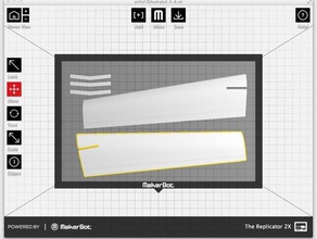 2 Folien Klammern engineering 3d print model - Mito3D