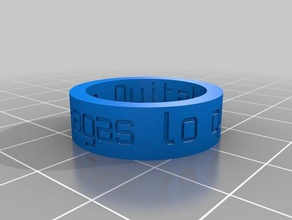anillo2 Ringe kundengebundene 3d print model - Mito3D