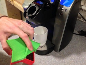 k-star hafta içi sabah kahve bölmesi mutfak ve yemek countertopchallenge k-cup 3d print model - Mito3D
