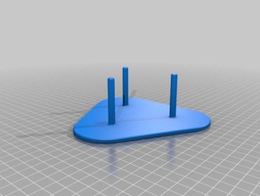 tower hanoi triangle math game puzzle 3d print model - Mito3D