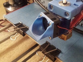 e3d v6 conducto del ventilador Impresora 3d accesorios 3d print model - Mito3D