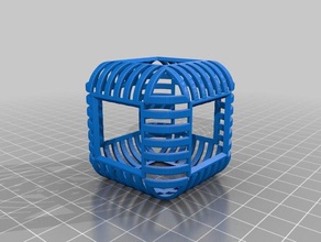 fractale geometrie fw5 Mathe-Kunst 3d-fraktal cube cubic fraktal mb3d 3d print model - Mito3D