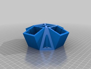 mod 4 pattes boîtier de table ménage 3d print model - Mito3D