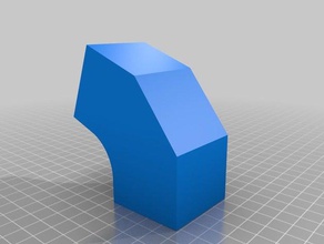 mod 2 way angled housing household 3d print model - Mito3D