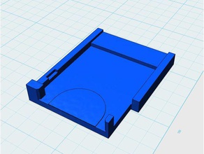 titular de cartão sd hephestos modelo horizontal Impressora 3d acessórios suporte do 3d print model - Mito3D