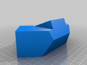mod 4 way angled housing base household 3d print model - Mito3D