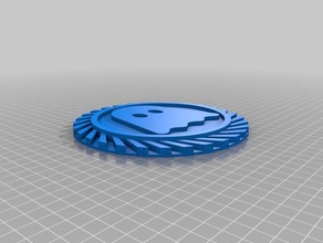 hayalet diskleri 2d sanat ghostlyvinyl 3d print model - Mito3D