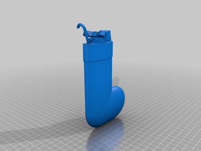 christmas stocking decoration ornament holiday 3d print model - Mito3D