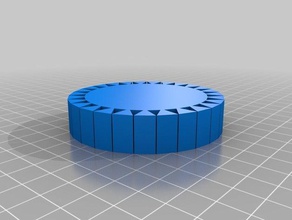 testbraceletstretch las pulseras personalizado 3d print model - Mito3D
