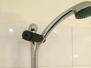 shower handle holder bathroom 3d print model - Mito3D