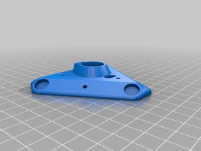 my customized 10mm ball delta printer effector magnetic joints 3d parts 3d print model - Mito3D