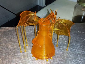 ftd dragón nuestro divertido hacer el logotipo de criaturas 3d dlp la impresora sla resina 3d print model - Mito3D