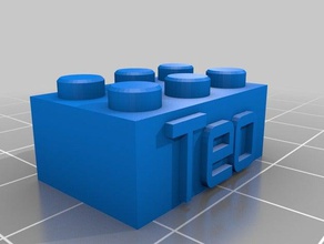 teo lego Bau-Spielzeug kundengebundene 3d print model - Mito3D