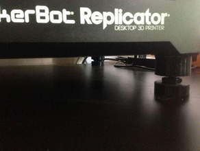 adjustable feet replicator 5g 3d printer accessories leveling 3d print model - Mito3D