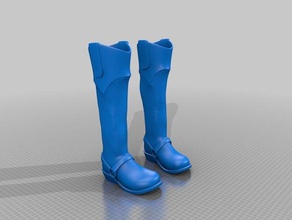 pirate boots le costume 3d print model - Mito3D