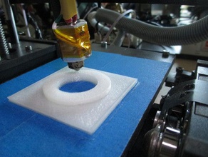 minimalistic filament spool holder small footprint 4 oneup printrbot etc 3d printer accessories simple 3d print model - Mito3D