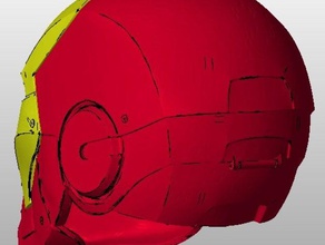 motorised iron man helmet costumechallenge costume 3d print model - Mito3D