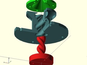 moineau yapıştır alanında 3d yazıcı ekstruder hypocycloid yapıştırma schmidt kaplin 3d print model - Mito3D