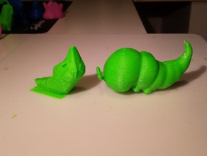 010 caterpie toy & game accessories pokemon 3d print model - Mito3D