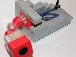ultrasuoni flessibile monte mattone kit altri mattoni di montaggio il fai da te del segmento flex mount tubo lego sensore a utile 3d print model - Mito3D