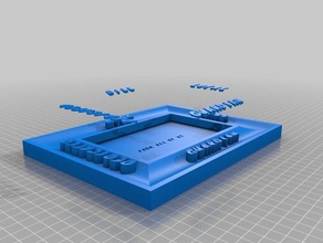 marco de imagen la factura 5 decoración personalizado 3d print model - Mito3D