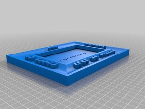 marco de imagen para que no olvidemos - proyecto ley decoración personalizado 3d print model - Mito3D