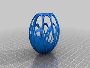 il mio personalizzate artistica vaso l'arte interattiva su misura 3d print model - Mito3D