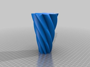 my customized flower petal vase pen pot creator decor 3d print model - Mito3D