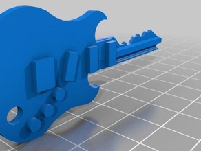 keytar Kunst Künstlerische customizer Herausforderung nützlich 3d print model - Mito3D