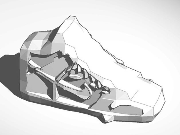 nike dunk high peso de papel scans e réplicas a retro sapato sapatilha suprint 3D print model - Mito3D