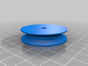 pulley v1 35 mm diy customized 3d print model - Mito3D