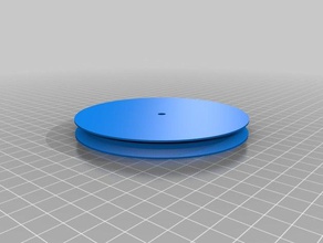 pulley v 100 mm diy customized 3d print model - Mito3D