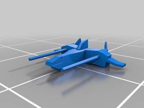 planetary fighter 28mm gaming miniature space spaceship starfighter starship starwars 3d print model - Mito3D