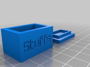meine angepasste stopft box Container 3d print model - Mito3D