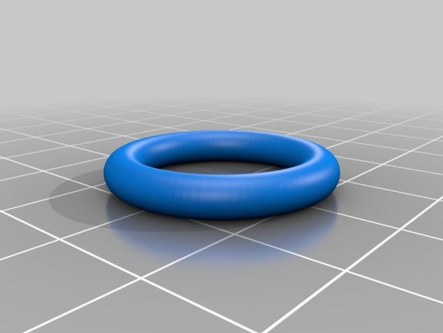 anello formato 17 x 4 anelli su misura 3D print model - Mito3D
