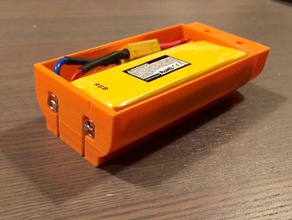 nerf rapidstrike batterie lipo de logement le bricolage la support titulaire nerfgun pistolet 3d print model - Mito3D