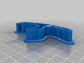 123 cookie-cutter Küche und Esszimmer kundengebundene 3d print model - Mito3D