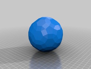 geometrische ball aktualisiert buckyball Mathe-Kunst 360 Kunst Dodekaeder Globus math Modell parametric pi Polyeder Tetraeder 3d print model - Mito3D