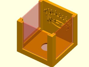 container glass walls parts cube rapidshape 3d print model - Mito3D