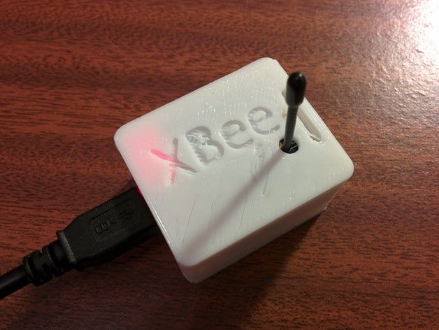 xbee box lid electronics 3D print model - Mito3D