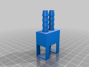 mangueira divisor 1 4 x 2 exterior e jardim personalizado 3d print model - Mito3D