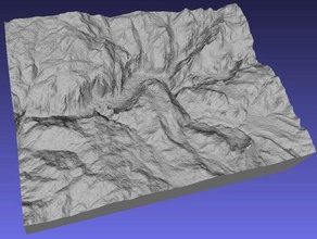 yosemite learning 3d maps geodesy geography raised relief topographical topography 3d print model - Mito3D